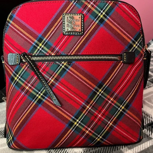 Brand new without tags, Dooney and Bourke fall plaid small  display picture 1